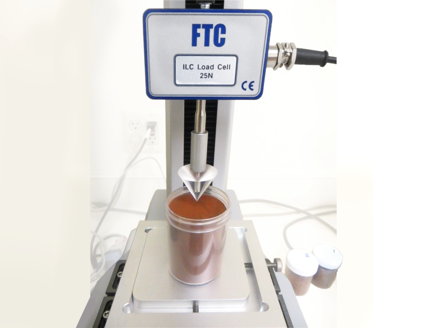 Powder characterization using a cone probe | Mecmesin | Texture Analysis